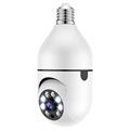Overvåkningskamera med E27 Lyspæresokkel A6 - Hvit