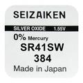 Seizaiken 384 SR41SW sølvoksidbatteri - 1.55V
