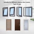 Selvklebende tetningslist for dører og vinduer / vindstopper - 5m - grå