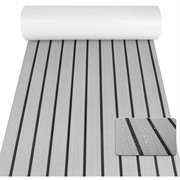 Selvklebende båtmatte i EVA-skum - 240x90x0.6cm - lysegrå