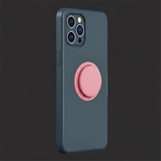 Selvklebende silikonholder for Apple AirTag 1/2 - rosa