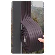 Selvklebende værtettingstape for dør- og vindusåpninger - 8cm x 2m - Kaffe