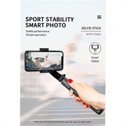 Selfiestang med Gimbal Stabilisator og Trebent Stativ L08