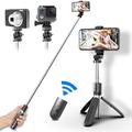 Selfieshow L02 Bluetooth Selfie Stick-stativ - svart