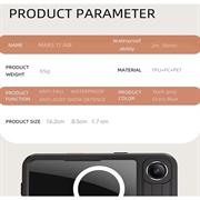 iPhone Air Shellbox M Series IP68 vanntett deksel - dykkerdeksel med MagSafe-kompatibilitet