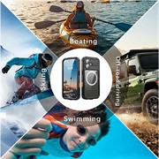 iPhone 17 Shellbox M Series IP68 vanntett deksel - dykkerdeksel med MagSafe-kompatibilitet - Svart