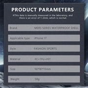 iPhone 17 Shellbox M Series IP68 vanntett deksel - dykkerdeksel med MagSafe-kompatibilitet - Svart