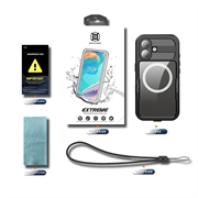 iPhone 17 Shellbox M Series IP68 vanntett deksel - dykkerdeksel med MagSafe-kompatibilitet - Svart