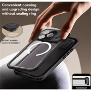 iPhone 17 Pro Shellbox M Series IP68 vanntett deksel - dykkerdeksel med MagSafe-kompatibilitet - Svart