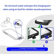 iPhone 17 Pro Shellbox M Series IP68 vanntett deksel - dykkerdeksel med MagSafe-kompatibilitet - Svart