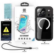 iPhone 17 Pro Shellbox M Series IP68 vanntett deksel - dykkerdeksel med MagSafe-kompatibilitet - Svart