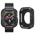 Støtsikkert Apple Watch Series 7/SE/6/5/4 TPU-deksel - 40mm/41mm - Svart
