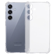 Samsung Galaxy S25 FE Støtsikkert TPU-deksel - Gjennomsiktig