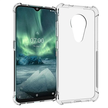 Støtsikkert Nokia 6.2/7.2 TPU-deksel - Gjennomsiktig