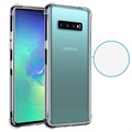 Støtsikkert Samsung Galaxy S10+ TPU-deksel - Gjennomsiktig