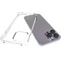 iPhone 15 Pro Max Støtsikkert TPU-deksel - Gjennomsiktig
