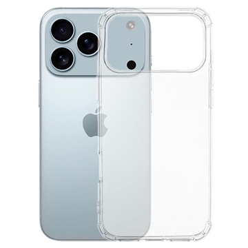 iPhone 17 Pro Max Støtsikkert TPU-deksel - Gjennomsiktig