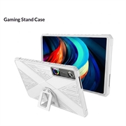 Lenovo Legion Y700 (Gen 5) Støtsikkert TPU-deksel med kickstand - Hvit