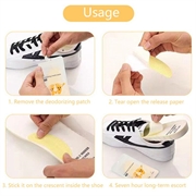 Skodeodoriserende klistremerker / luktfjernere - 10 stk.