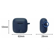 Honor Earbuds 5e silikonetui med spenne - mørkeblå