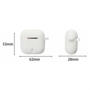 Honor Earbuds 5e silikonetui med spenne - hvit
