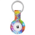 Apple AirTag Silikondeksel med Nøkkelring - Fargerik