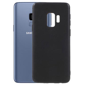 Samsung Galaxy S9 Fleksibelt Matt Silikondeksel - Svart