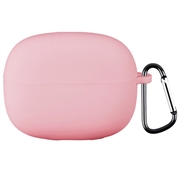 Xiaomi Redmi Buds 8 Pro Silikondeksel med Karabinkroken - Rosa
