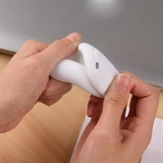 Xiaomi Redmi Buds 8 Pro Silikondeksel med Karabinkroken - Hvit