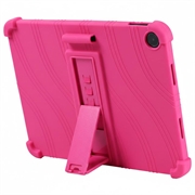 OnePlus Pad Go 2/Oppo Pad Air5 Silikonetui med kickstand - Varm Rosa