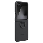 Samsung Galaxy Z Flip7 FE Silikondeksel med Ring EF-PF741TBEGWW - Svart