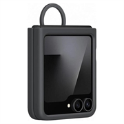 Samsung Galaxy Z Flip7 FE Silikondeksel med Ring EF-PF741TBEGWW - Svart