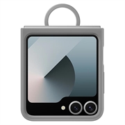 Samsung Galaxy Z Flip6 Silikondeksel med Ring EF-PF741TJEGWW - Grå