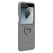 Samsung Galaxy Z Flip6 Silikondeksel med Ring EF-PF741TJEGWW - Grå