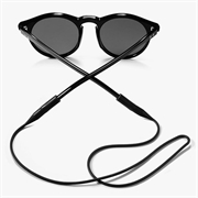 Brilleholderstropp i silikon - svart