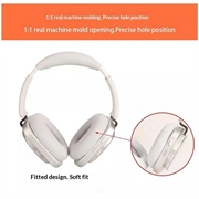 Øreputetrekk i silikon til Nothing Headphone (a) On-Ear-hodetelefoner - Hvit