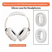 Øreputetrekk i silikon til Nothing Headphone (a) On-Ear-hodetelefoner - Hvit