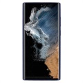 Silky Samsung Galaxy S22 Ultra 5G Silikondeksel - Mørkeblå
