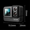 Sjcam SJ20 vanntett sports- og actionkamera med dobbelt objektiv - 4K 30 FPS - svart