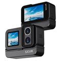 Sjcam SJ20 vanntett sports- og actionkamera med dobbelt objektiv - 4K 30 FPS - svart