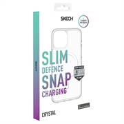 iPhone 15 Plus Skech Crystal Hybrid-deksel med MagSafe - Klar