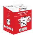 Skross 4-i-1 World Travel Adapter Pro - hvit