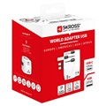 Skross Pro Light Verdens Reiseadapter med USB-C, USB-A - 1750W