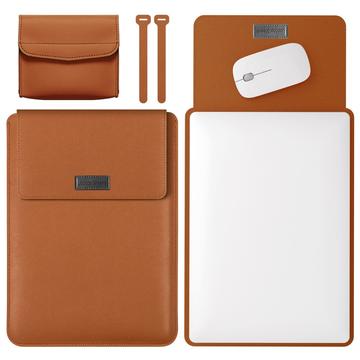 Slim Fit 3-i-1 Universal beskyttelseshylse for nettbrett/bærbare datamaskiner - 13" - Brun