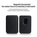 Slank magnetisk kortholder - MagSafe-kompatibel - svart