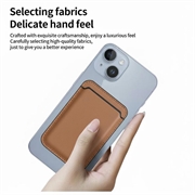 Slank magnetisk kortholder - MagSafe-kompatibel - brun