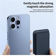 Slank magnetisk kortholder - MagSafe-kompatibel - mørkeblå