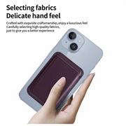 Slank magnetisk kortholder - MagSafe-kompatibel - mørk lilla