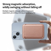 Slank magnetisk kortholder - MagSafe-kompatibel - Rosegull