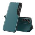 Samsung Galaxy S23 5G Smart Clear View Flip-deksel - Grønn